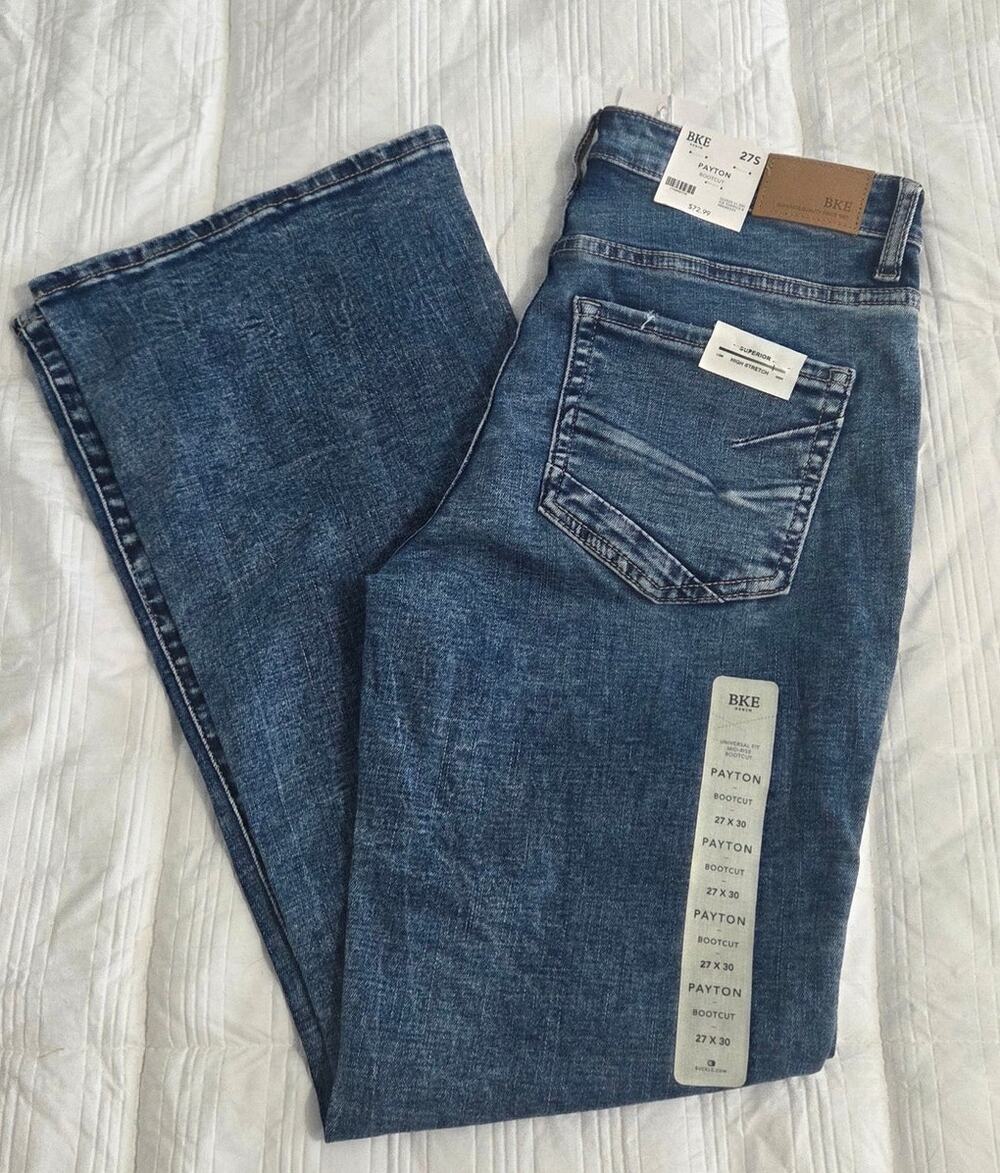BKE NWT Payton Mid-Rise Bootcut Jeans Women's 27S